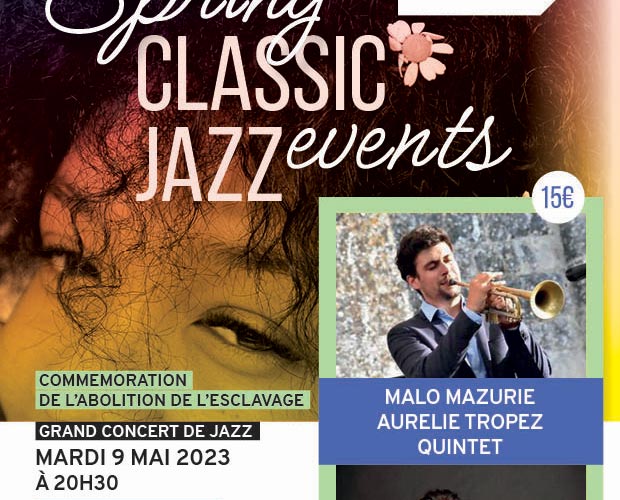 Save the Date : 9 Mai 2023 – Malo Mazurié & Aurélie Tropez Quintet au Temple Protestant de La Rochelle